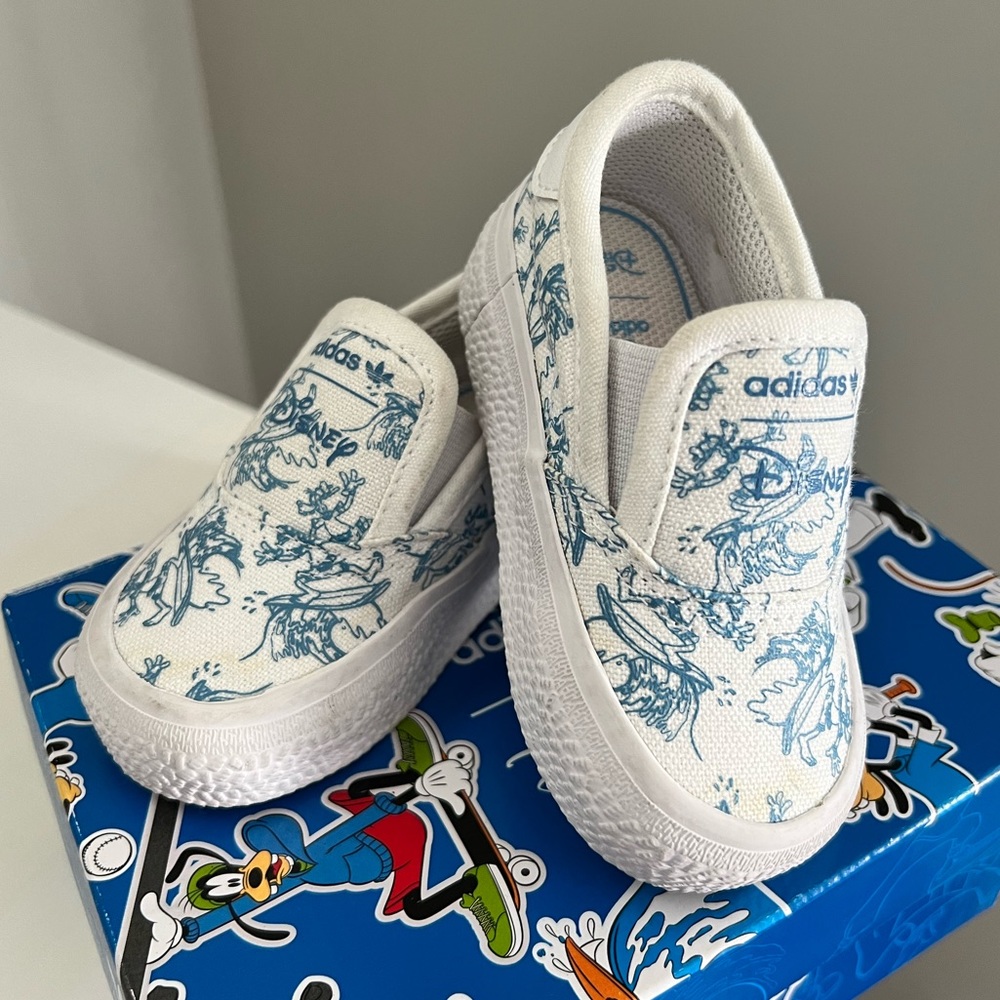 Adidas x Disney slip on Goofy Shoes
